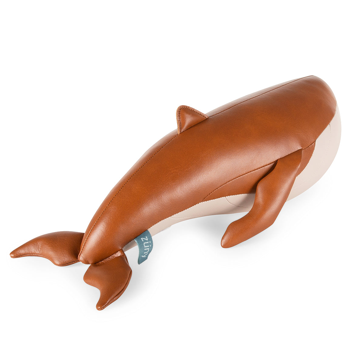 Zuny Doorstop Whale Wave Tan