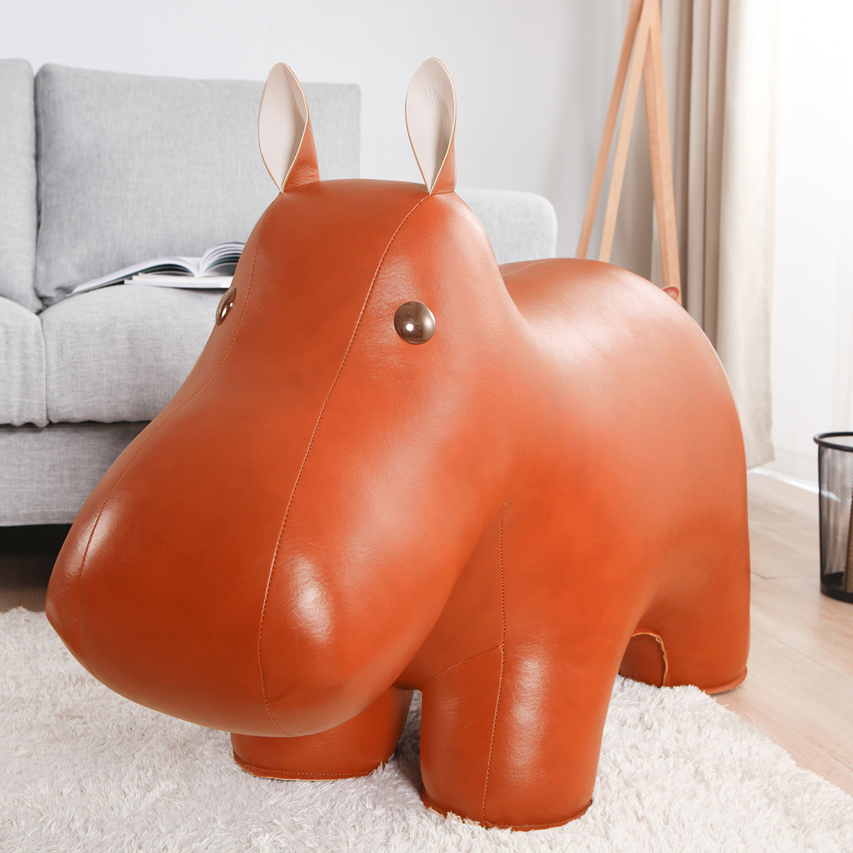 Zuny Giant Classic Hippo Tan Home Decor Home Decor