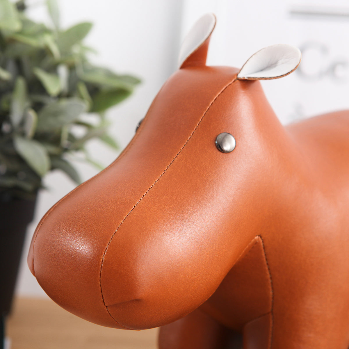 Zuny Giant Classic Hippo Tan Home Decor Home Decor