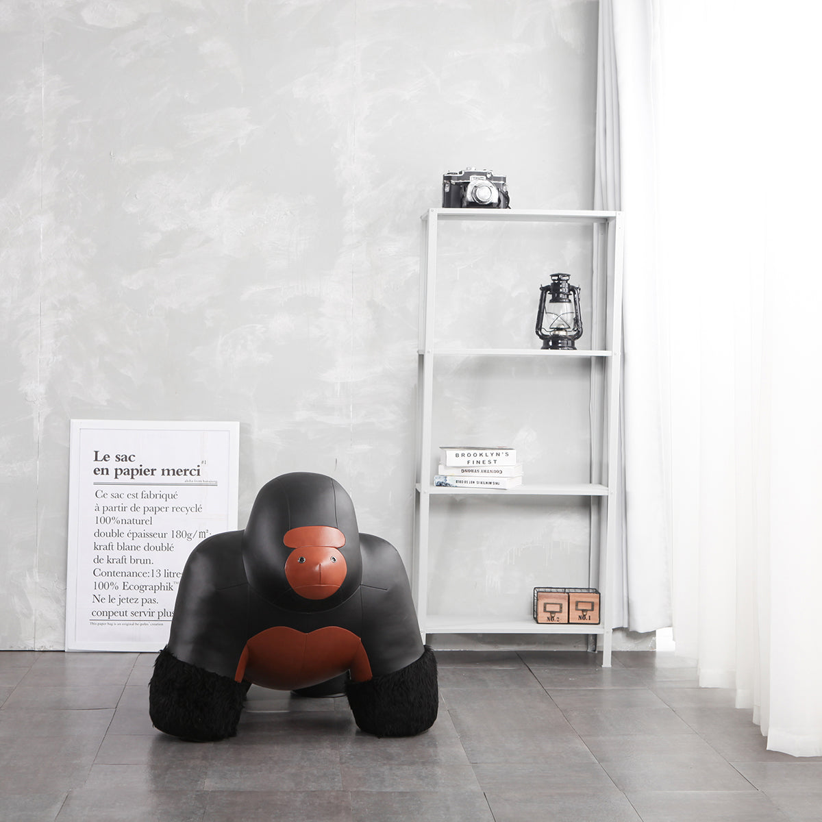 Zuny Giant Gorilla Black Home Decor Home Decor