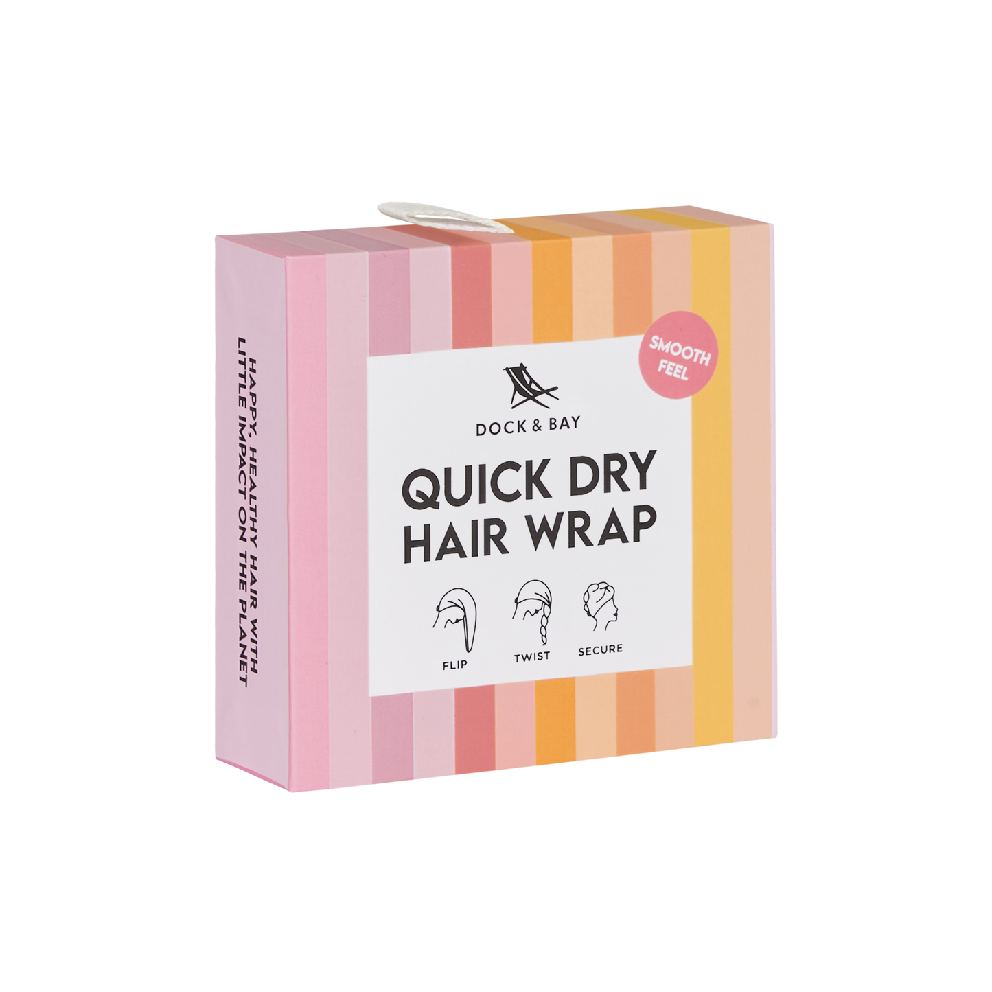 Dock & Bay Hair Wrap Collection Miami Sorbet 100% Recycled 100% Recycled
