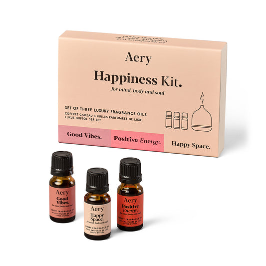 Aery Living Aromatherapy 10ml Fragrance Oil Set (3) Happiness Kit