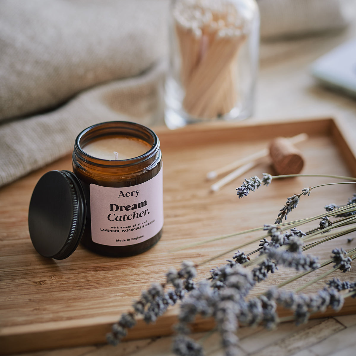 Aery Living Aromatherapy 140g Candle Jar Dream Catcher