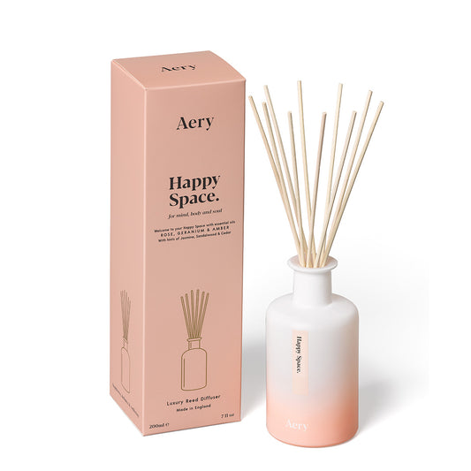 Aery Living Aromatherapy 200ml Reed Diffuser Happy Space