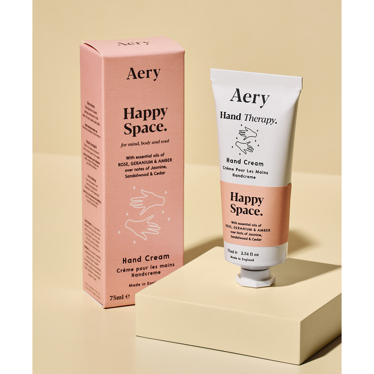Aery Living Aromatherapy 75ml Hand Cream Happy Space