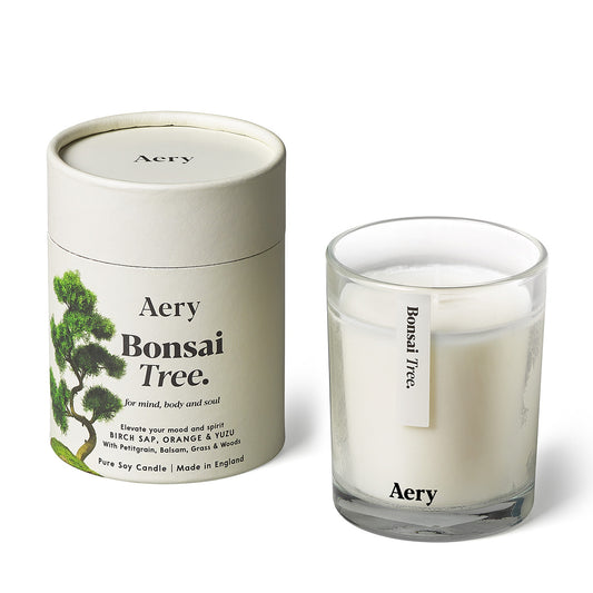 Aery Living Botanical 200g Soy Candle Bonsai Tree