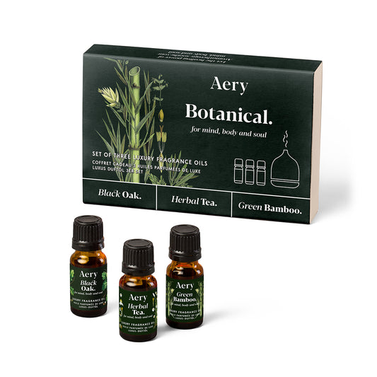 Aery Living Botanical Green 10ml Fragrance Oil Set (3) Gift Set Gift Set