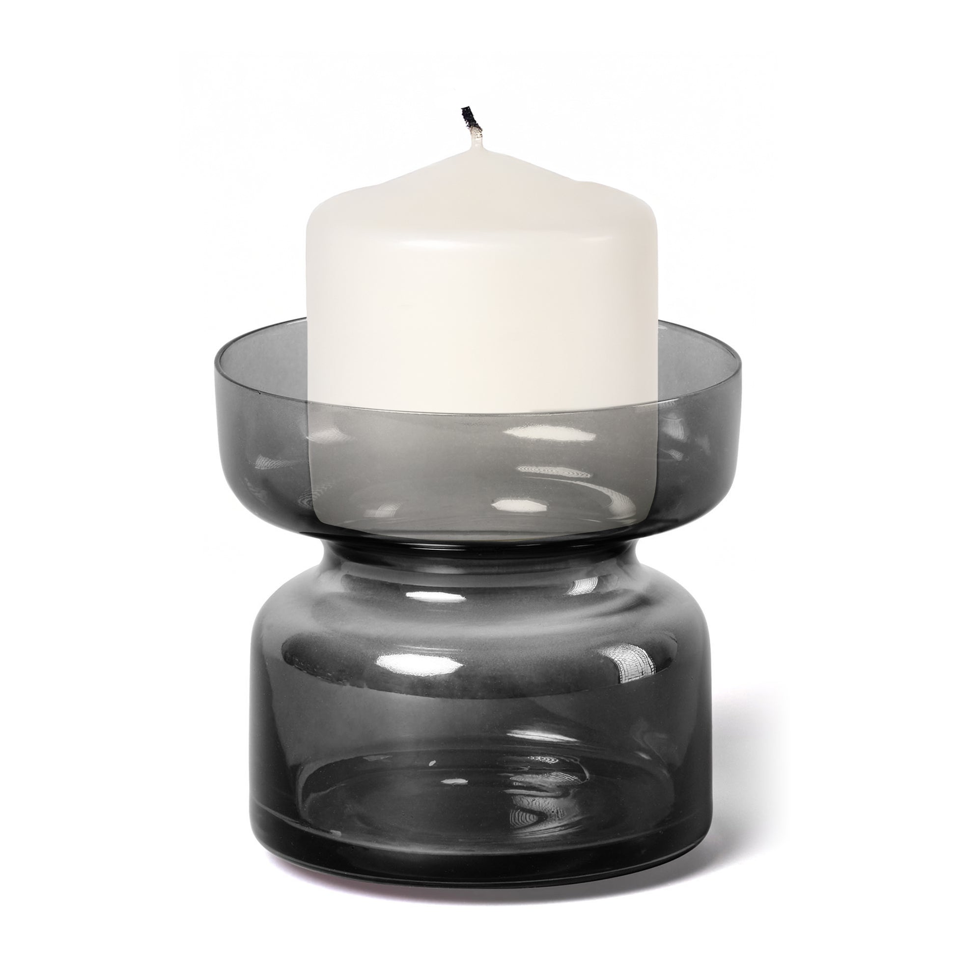 Aery Living Copenhagen Candle Holder Onyx