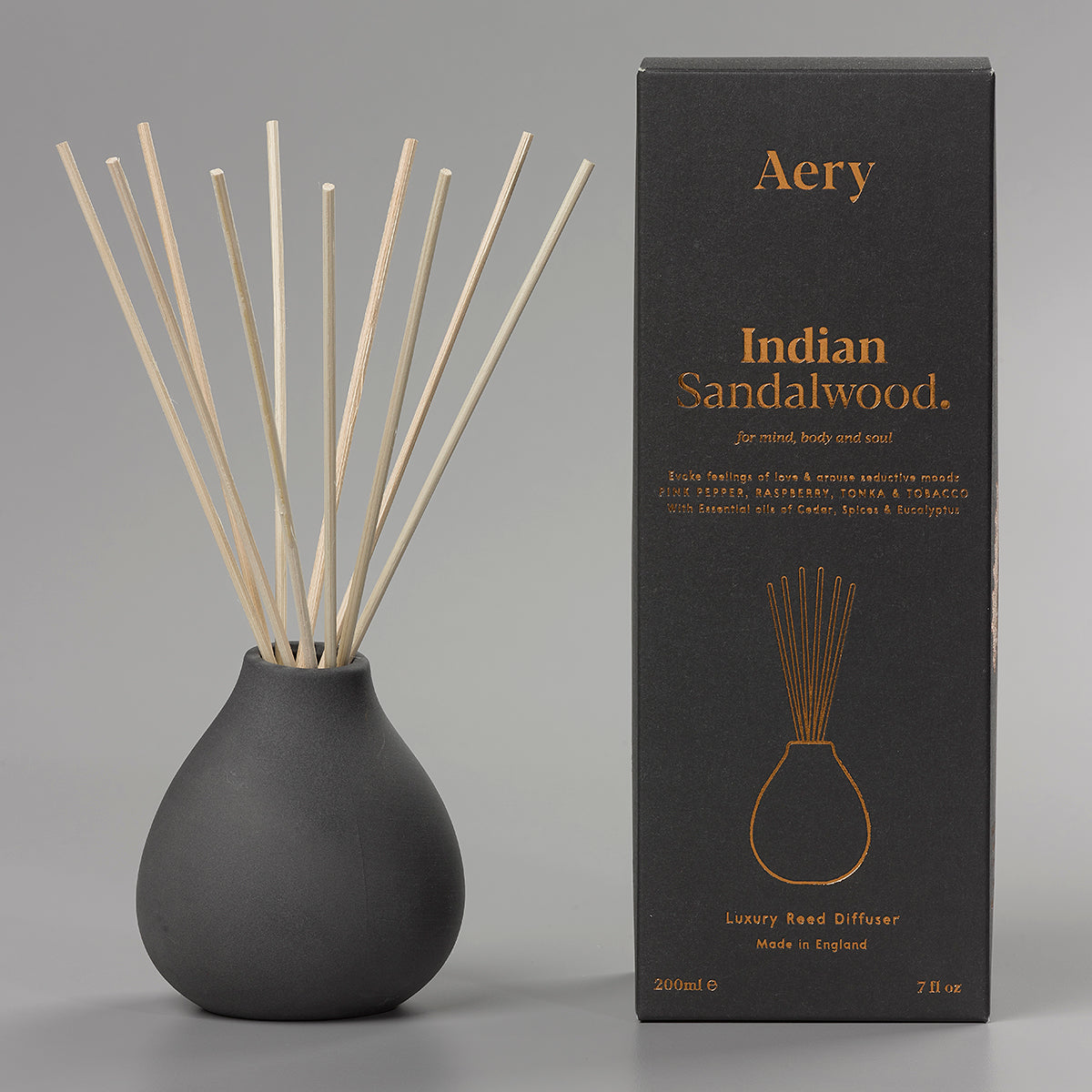 Aery Living Fernweh 200ml Reed Diffuser Indian Sandalwood