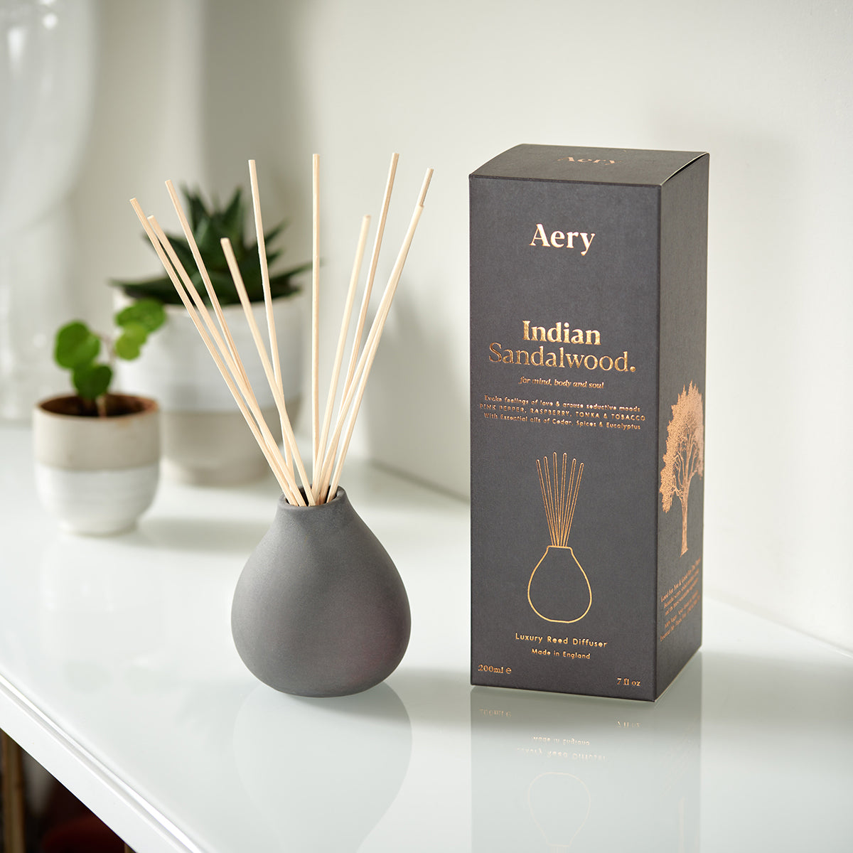 Aery Living Fernweh 200ml Reed Diffuser Indian Sandalwood