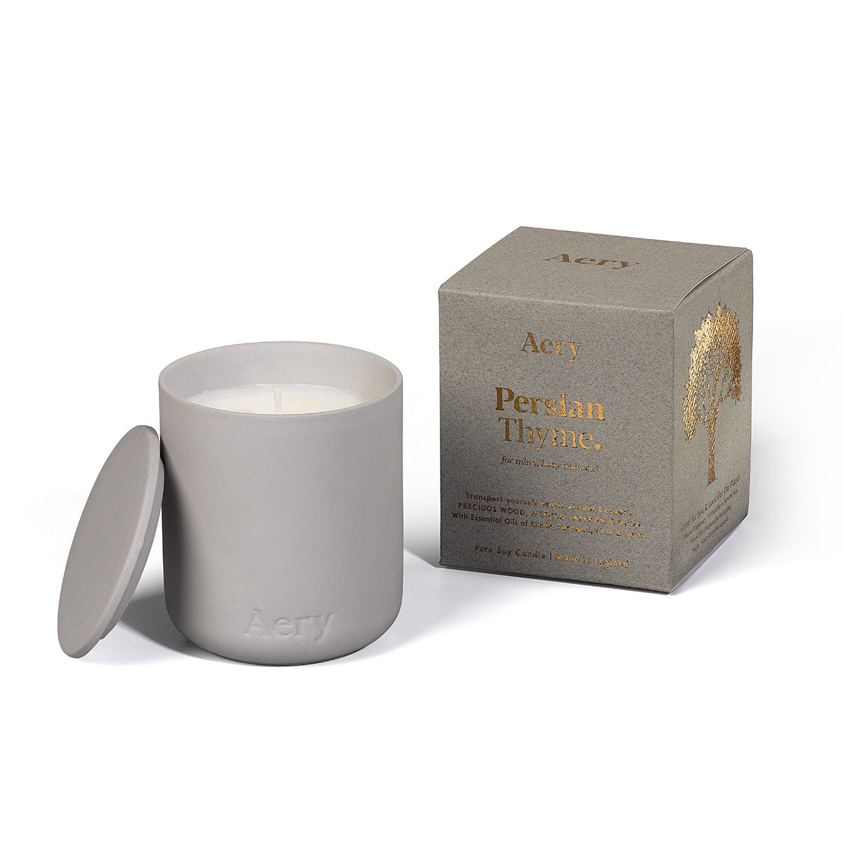 Aery Living Fernweh 280g Candle with Lid Persian Thyme