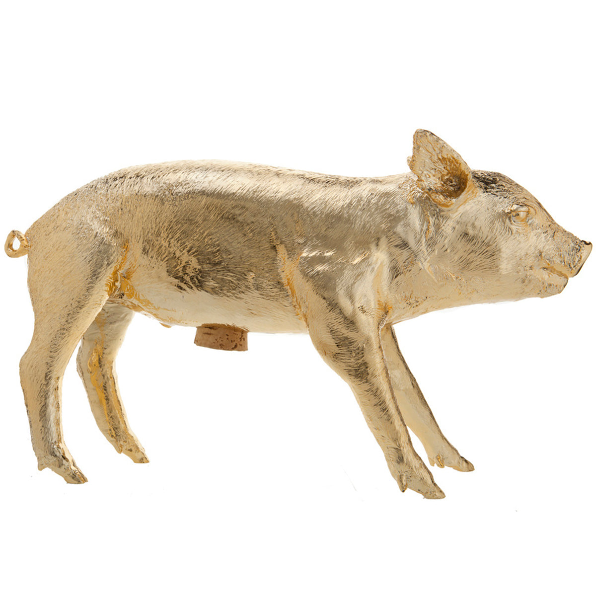 Areaware Bank Pig Gold Chrome