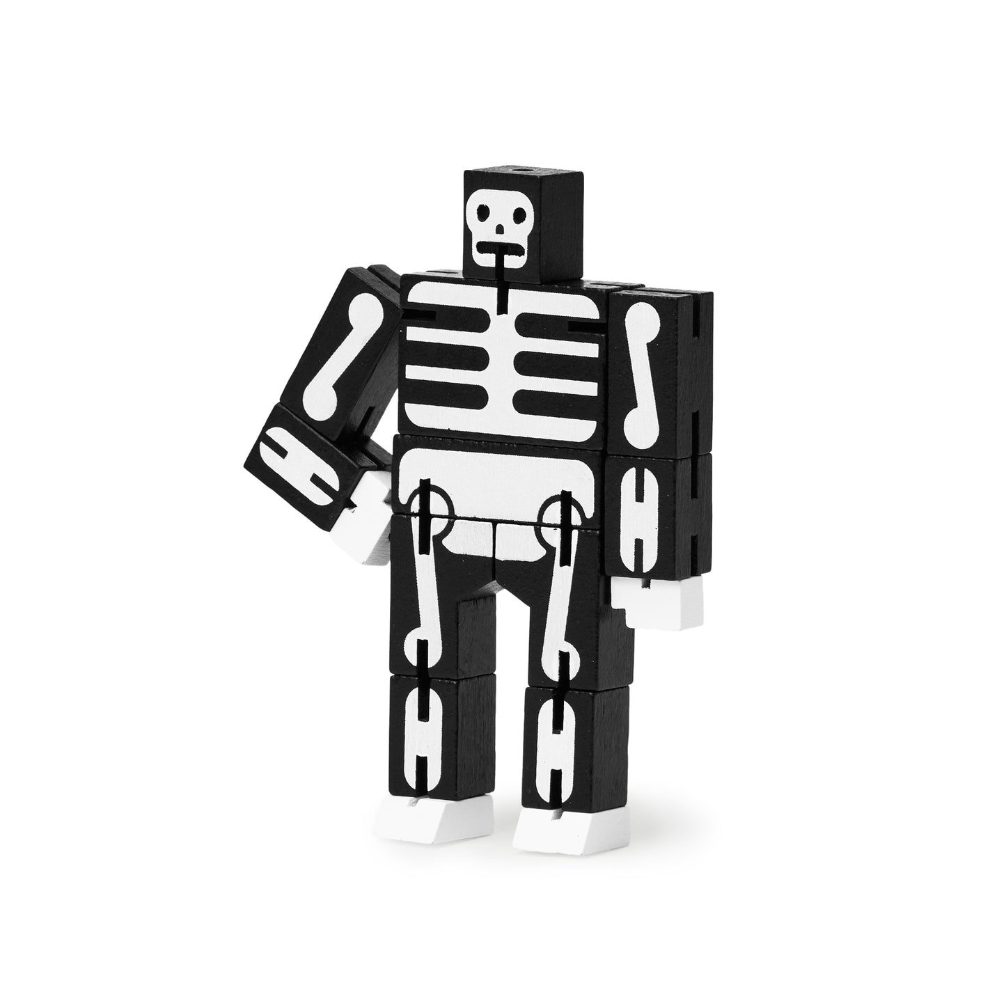 Areaware Cubebot Micro Black Skeleton Robot Toy Robot Toy