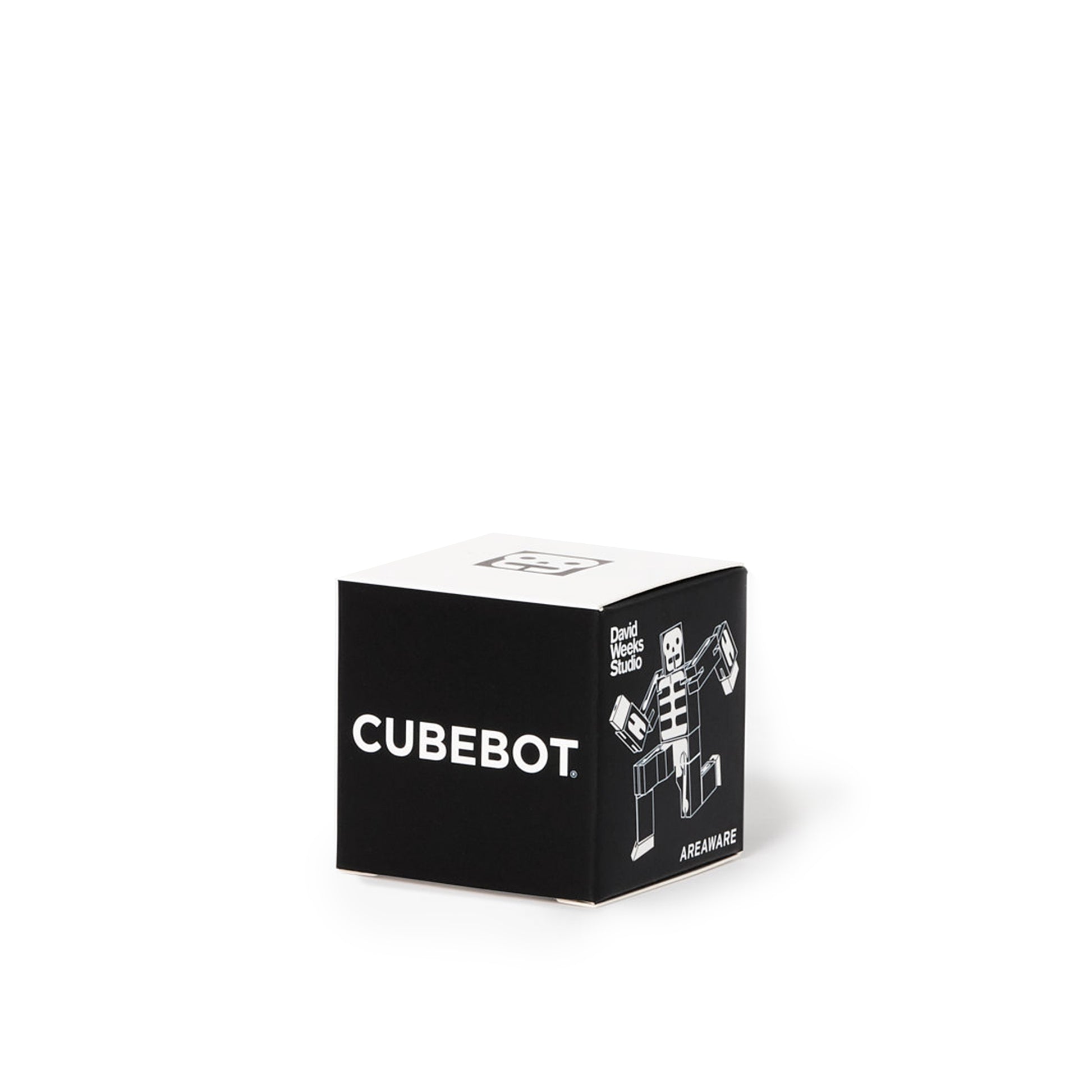 Areaware Cubebot Micro Black Skeleton Robot Toy Robot Toy