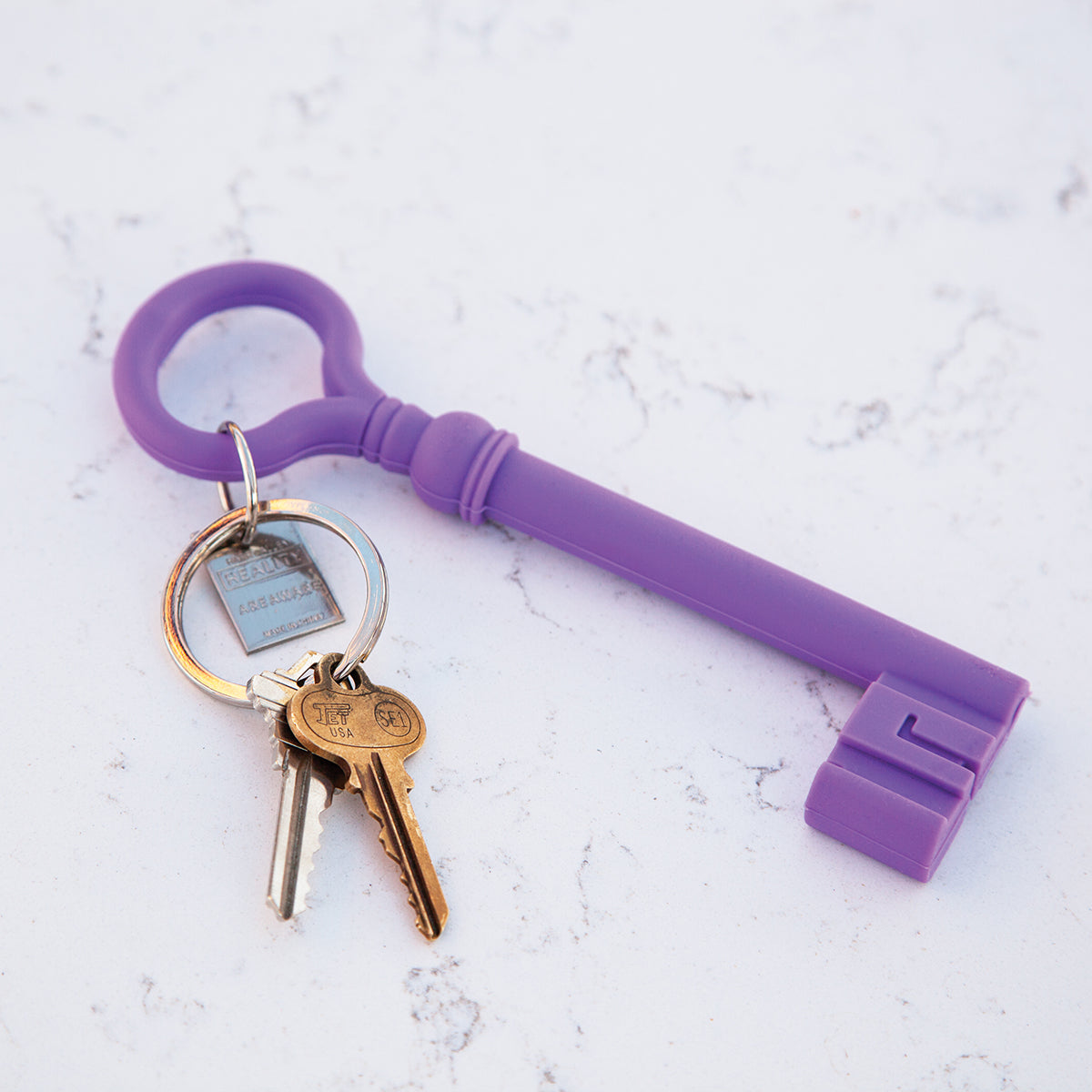 Areaware Key Keychain Lavender