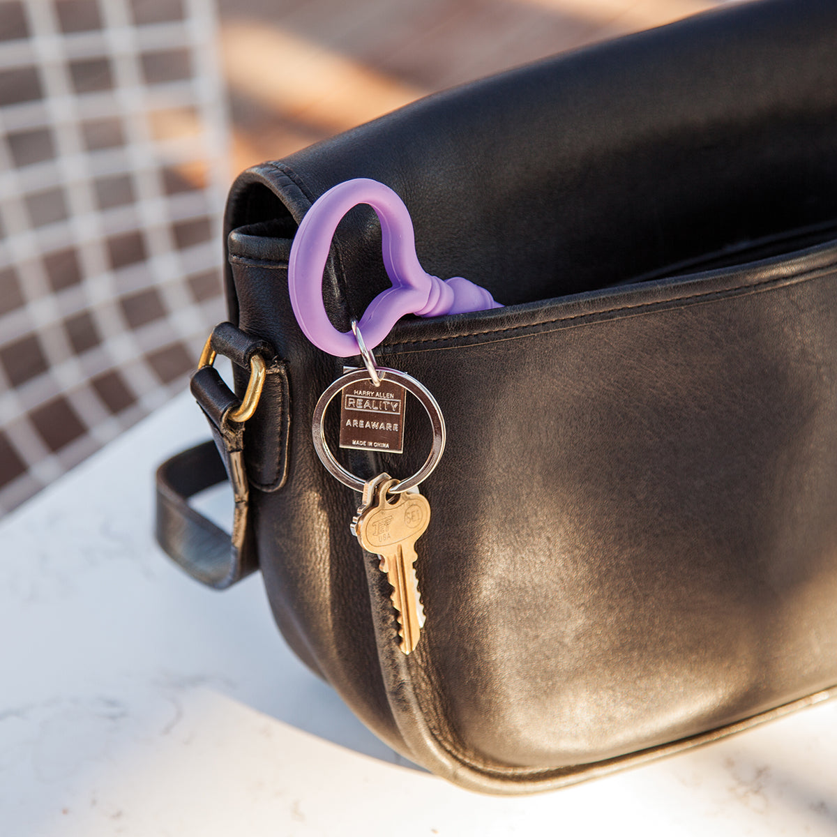 Areaware Key Keychain Lavender