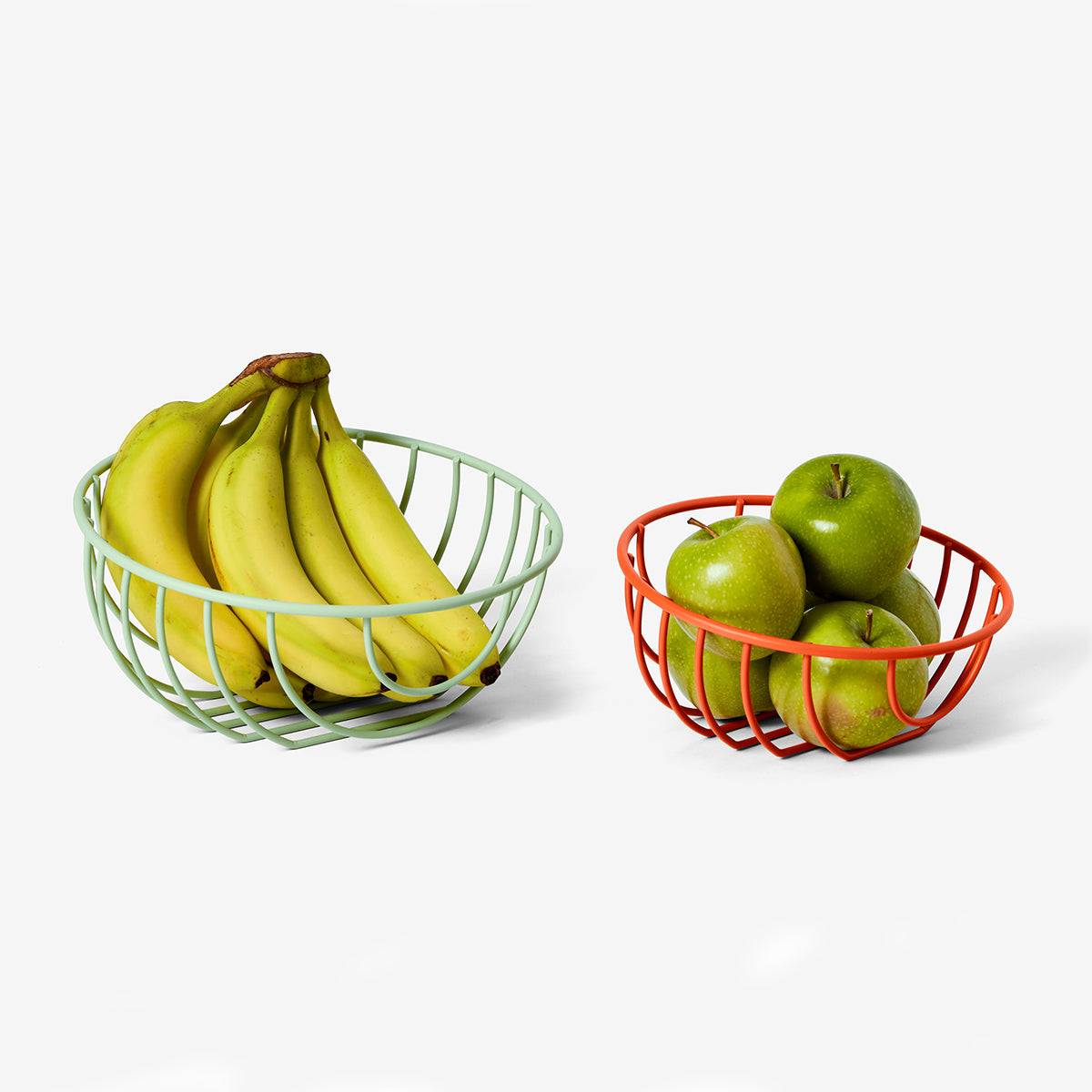 Areaware Outline Basket Green Red Set
