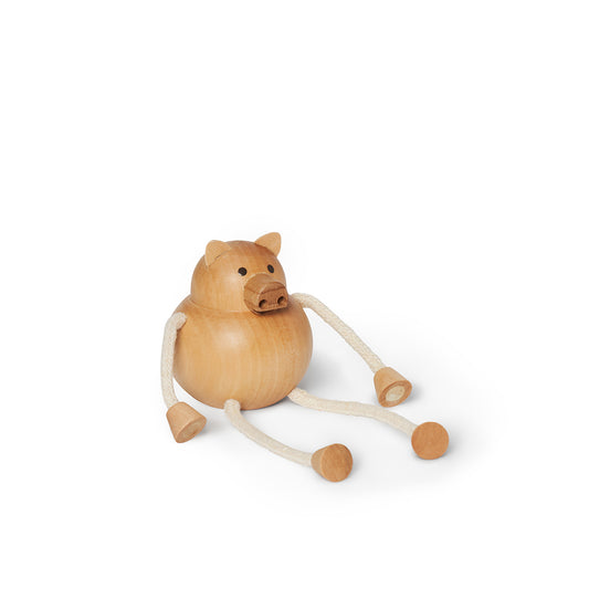 Areaware Palimals Natural Pig Wooden Toy Wooden Toy