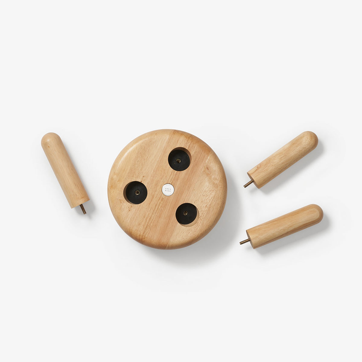 Areaware Pluma Stool Short Natural