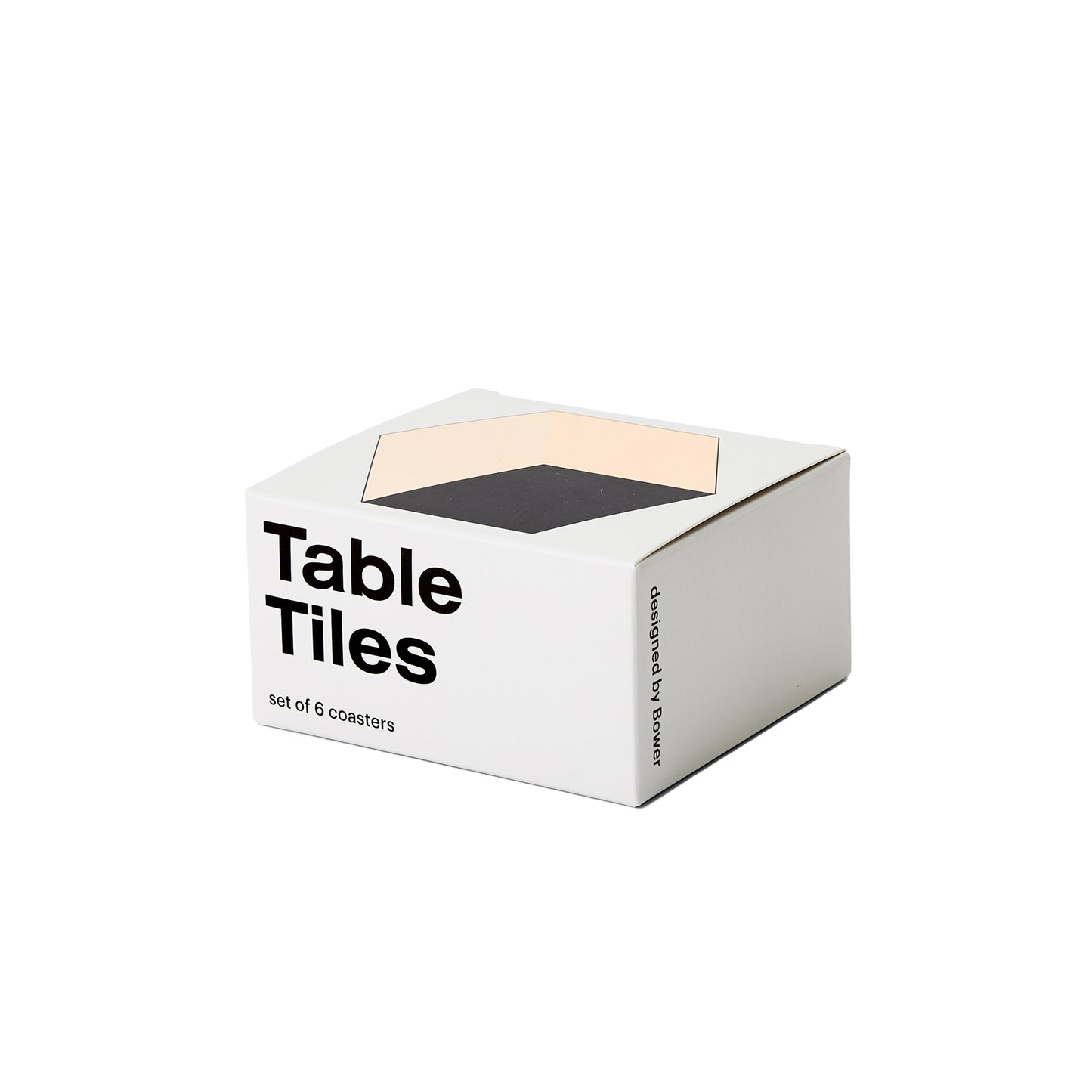 Areaware Table Tiles Coasters Black