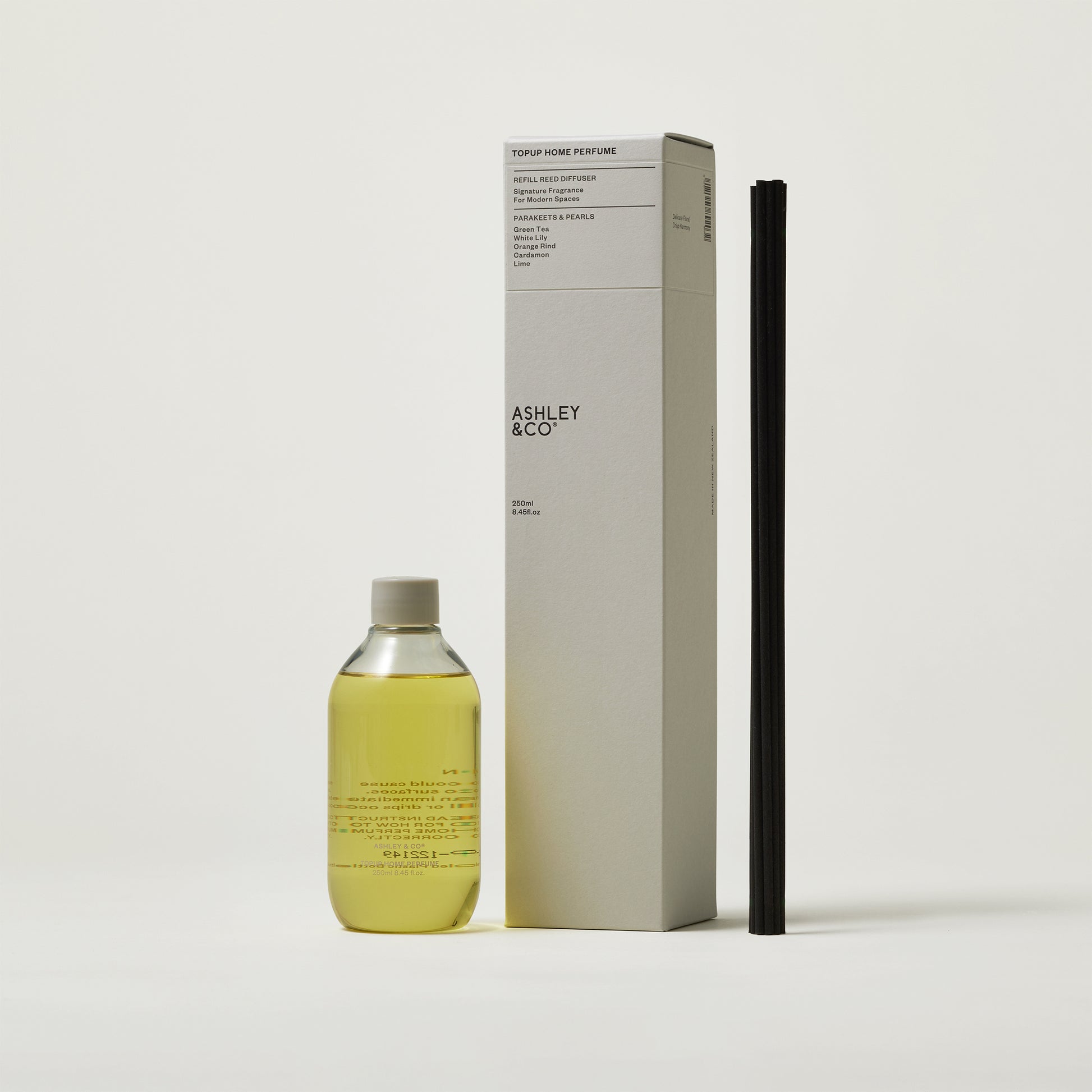 Ashley & Co Home Perfume Topup 250ml Parakeets & Pearls Reed Diffuser Reed Diffuser