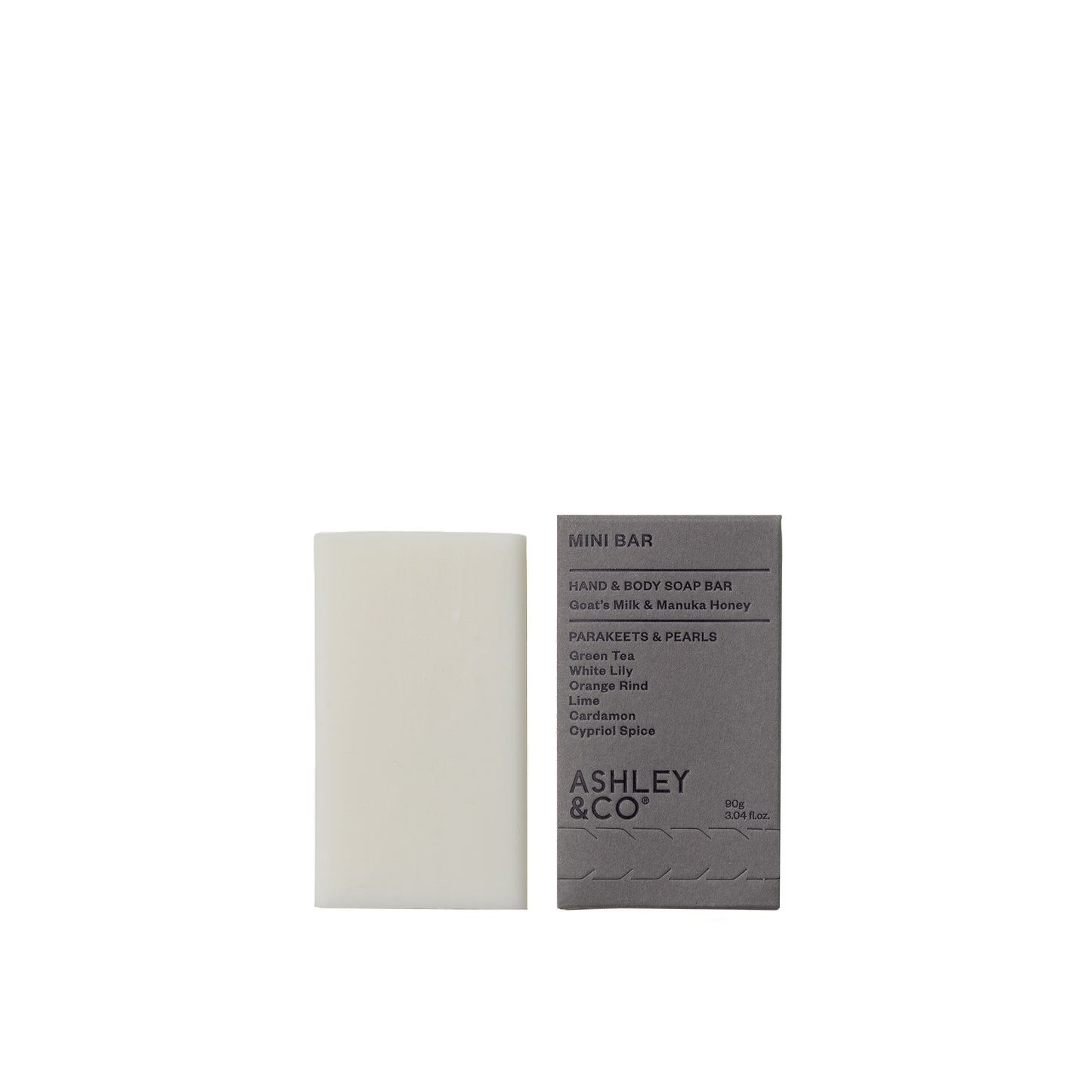Ashley & Co Mini Bar 90g Parakeets & Pearls Soap Soap