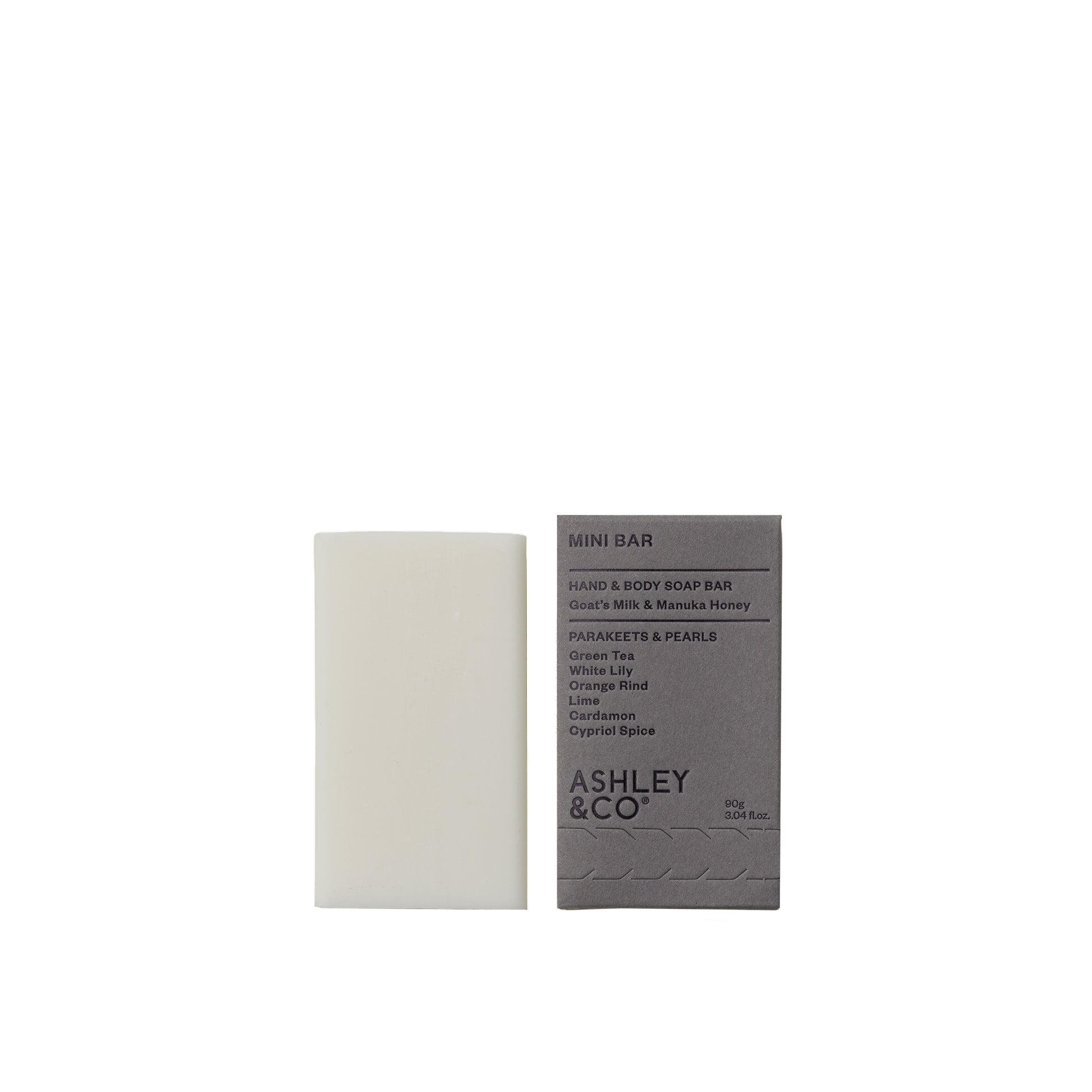 Ashley & Co Mini Bar 90g Parakeets & Pearls Soap Soap