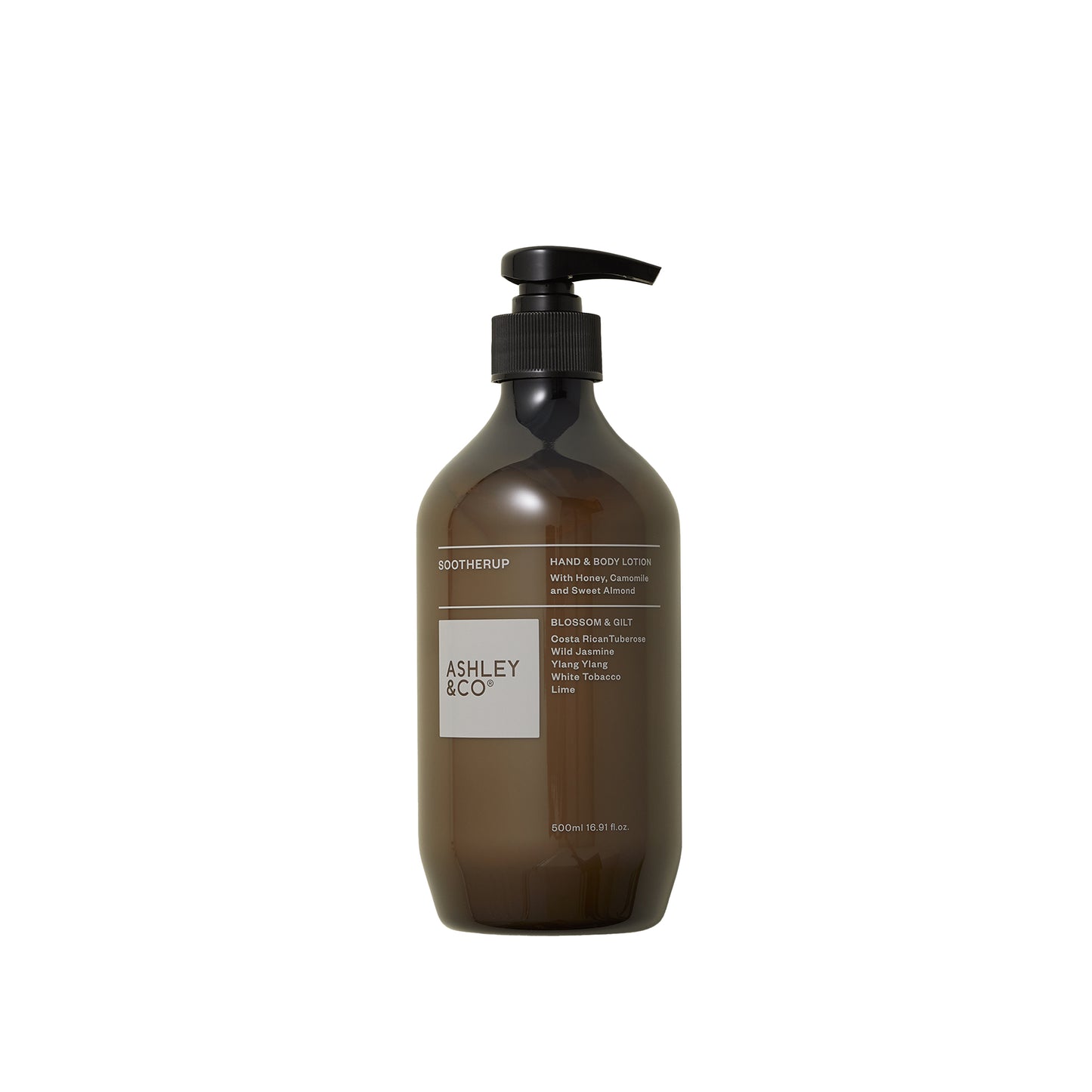 Ashley & Co Sootherup 500ml Blossom & Gilt Hand & Body Lotion Hand & Body Lotion