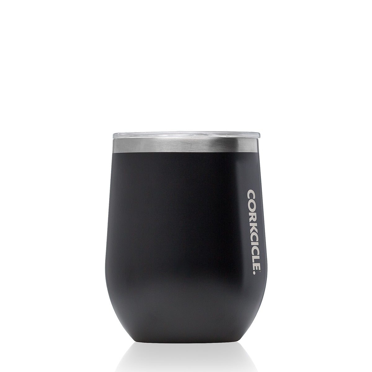 Corkcicle Classic Stemless 355ml - Matte Black Insulated Stainless Steel Cup Insulated Stainless Steel Cup