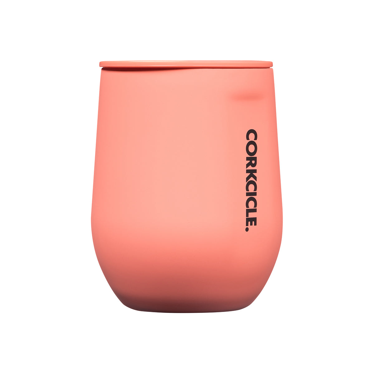 Corkcicle Neon Lights Stemless 355ml - Coral Insulated Stainless Steel Cup Insulated Stainless Steel Cup