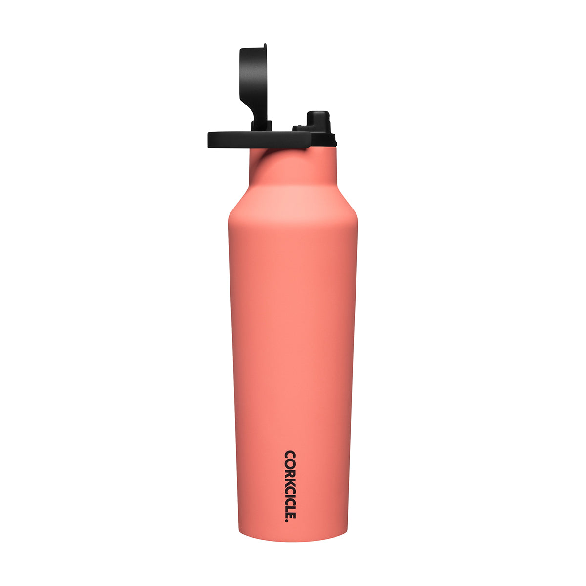 Corkcicle Series A Sports Canteen 600ml - Neon Lights Coral Insulated Stainless Steel Bottle Insulated Stainless Steel Bottle