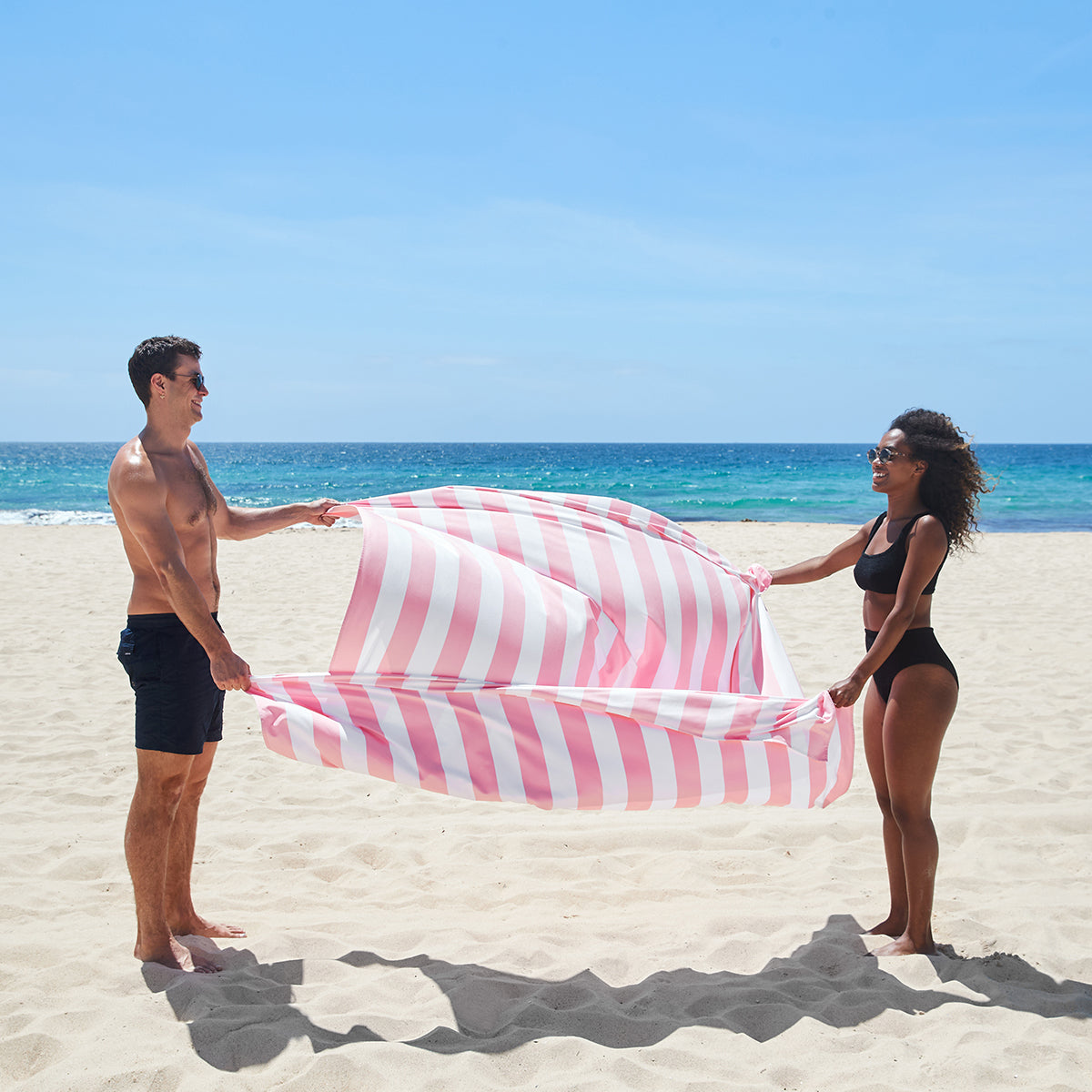 Dock & Bay Beach Towel For Two 2XL Malibu Pink 100% Recycled 100% Recycled