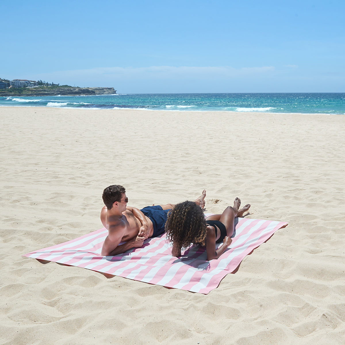 Dock & Bay Beach Towel For Two 2XL Malibu Pink 100% Recycled 100% Recycled