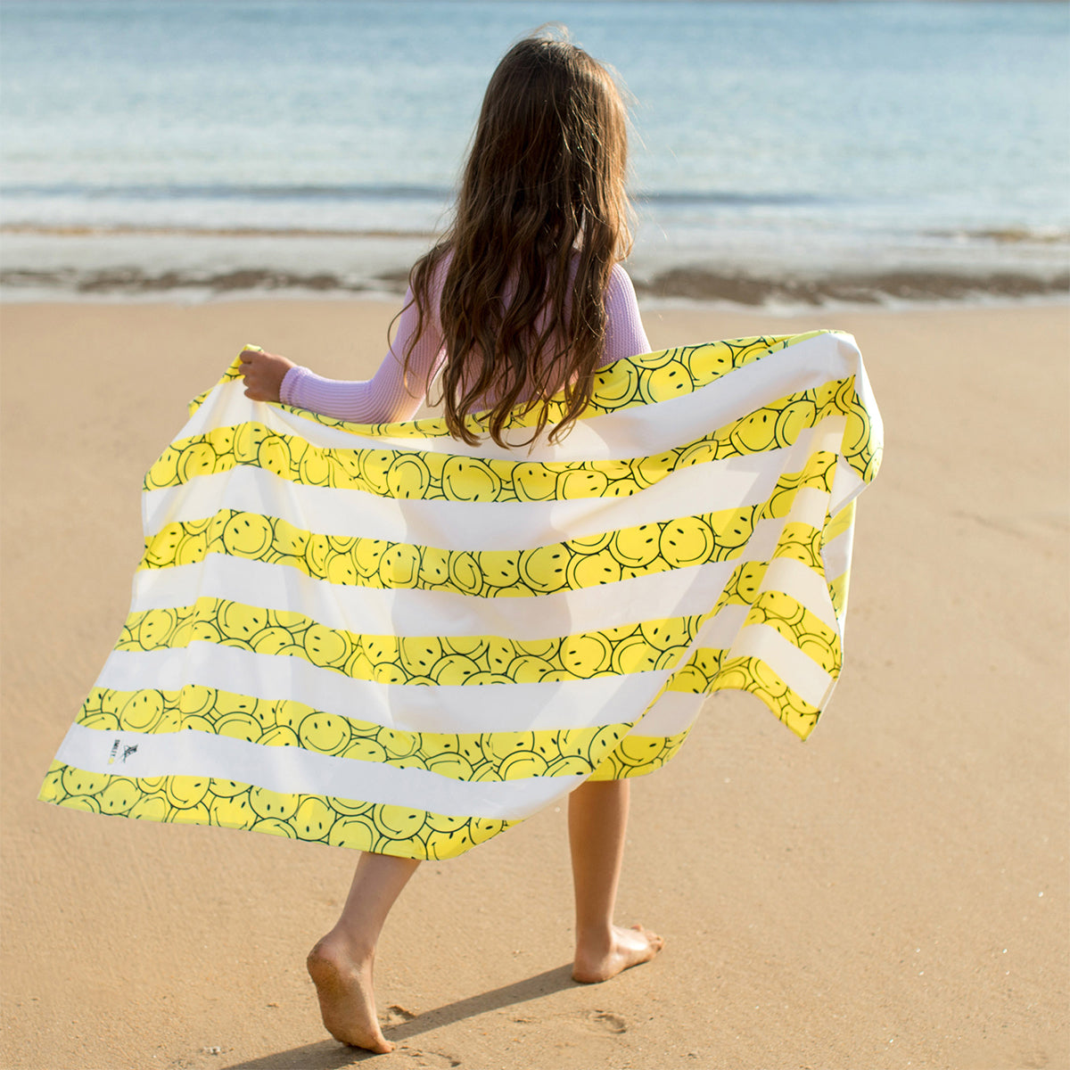 Dock & Bay Beach Towel Kids Smiley M 100% Recycled 100% Recycled