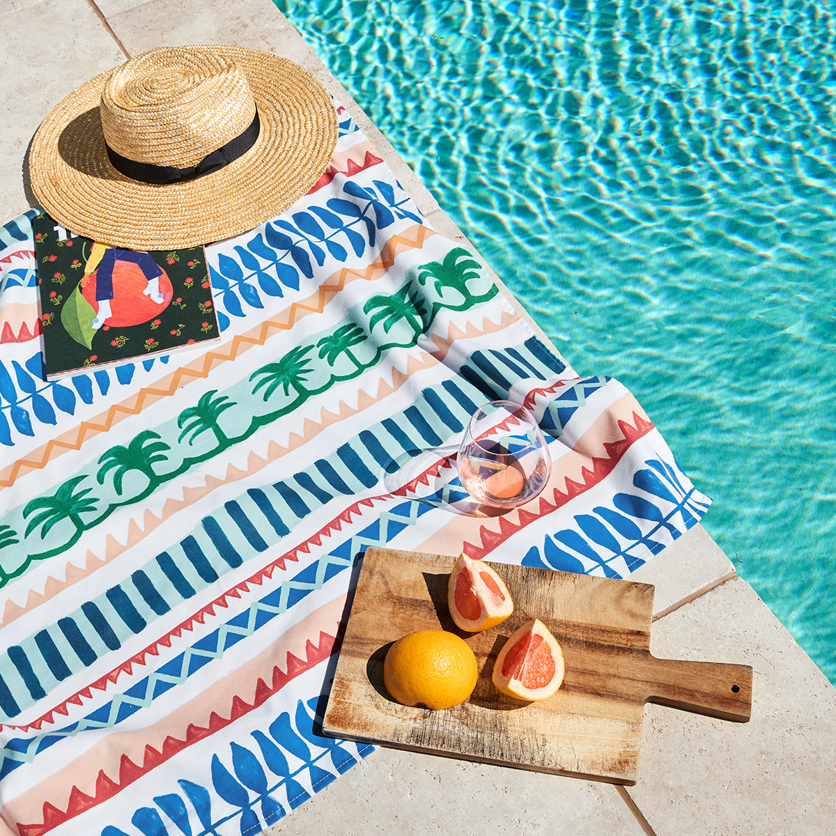 Dock & Bay Beach Towel Tropics Collection XL Palm Beach 100% Recycled 100% Recycled