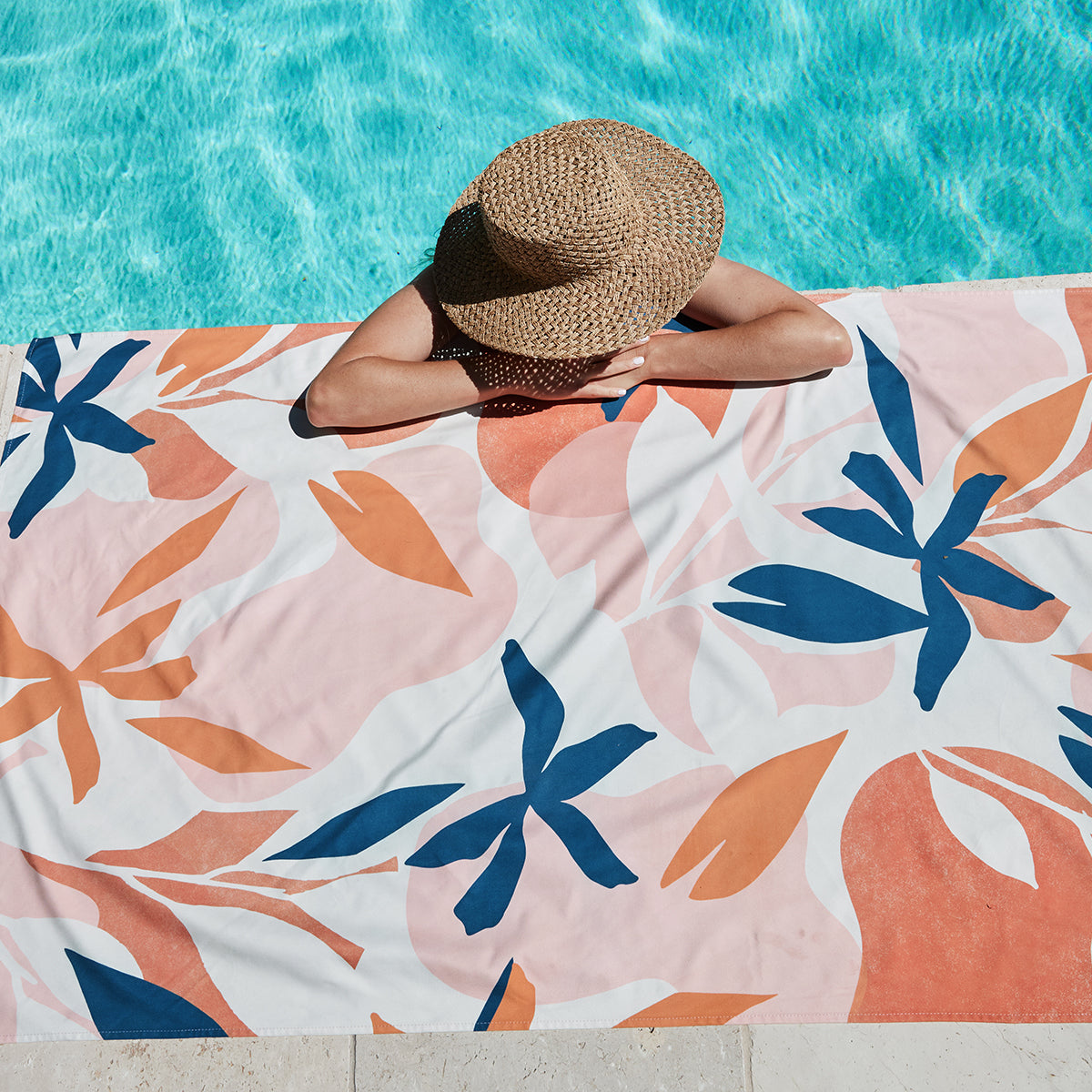 Dock & Bay Beach Towel Tropics Collection XL Terracotta Tropics 100% Recycled 100% Recycled