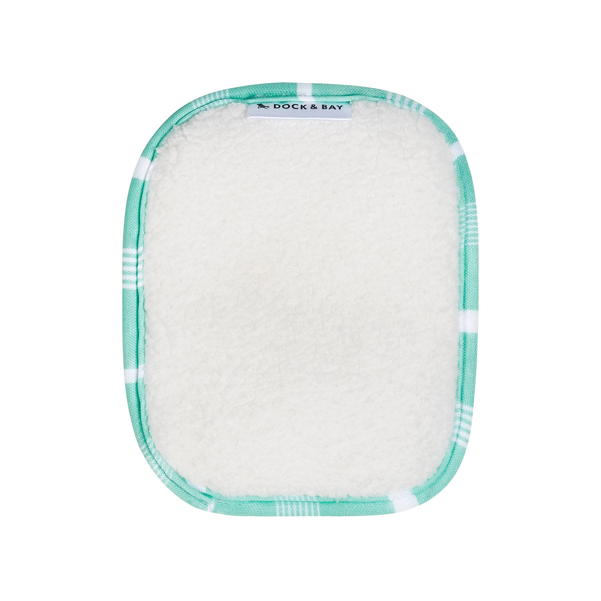 Dock & Bay Home Reusable Makeup Wipes (pk of 3) Eucalyptus Green 100% Recycled 100% Recycled