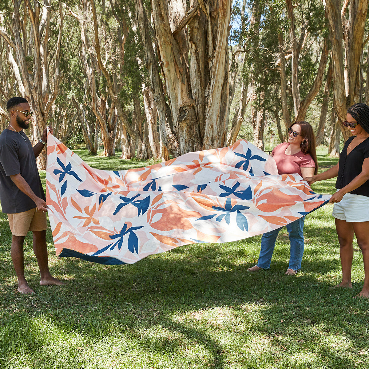 Dock & Bay Beach Blanket Extra Large Terracotta Tropics 100% Recycled 100% Recycled