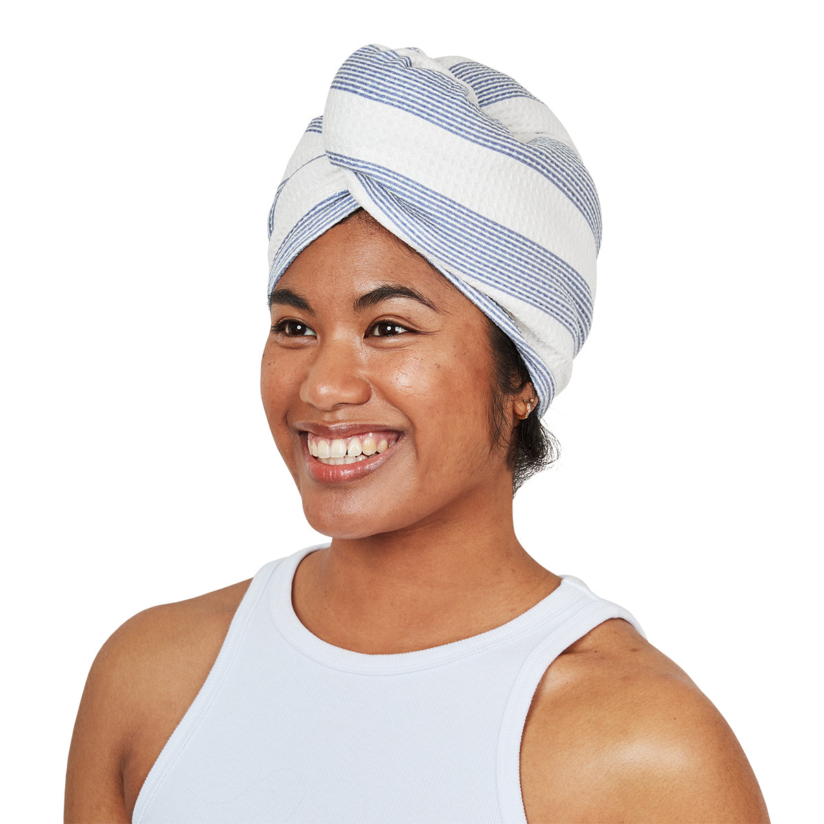 Dock & Bay Waffle Hair Wrap Storm Cloud 100% Recycled 100% Recycled