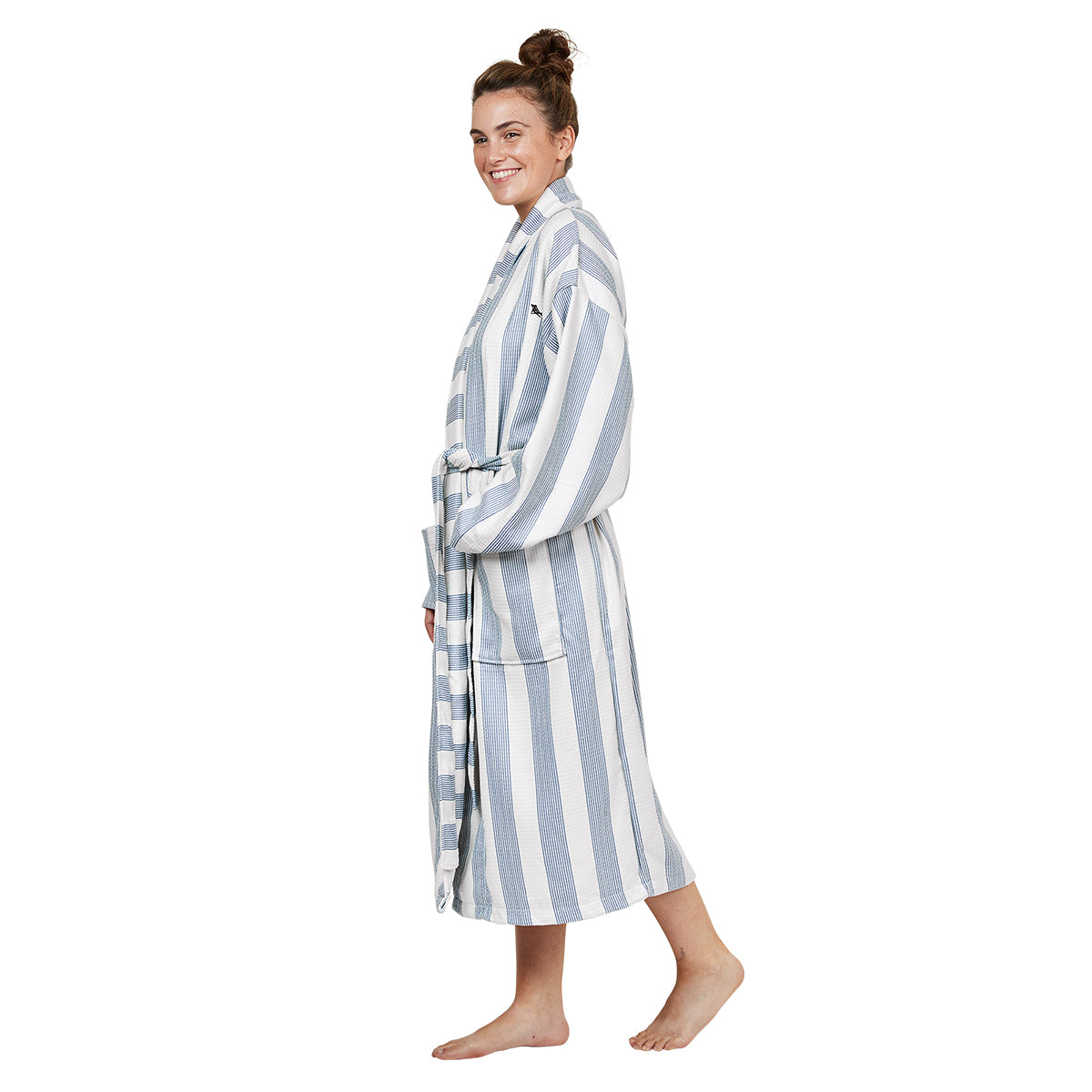 Waffle Robe M/L Storm Cloud