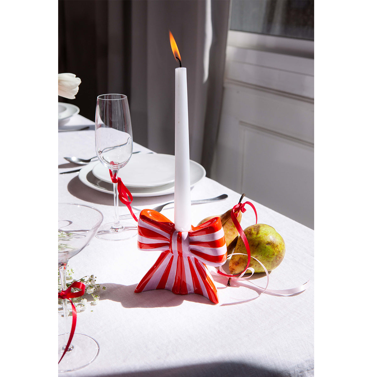 DOIY Bow Candle Holder Large