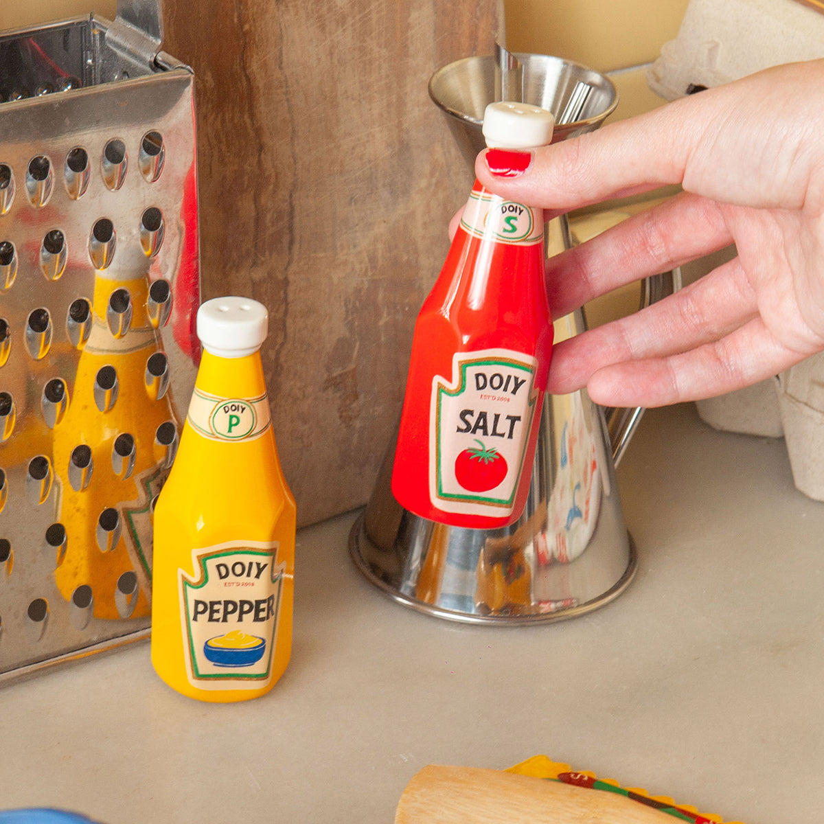 DOIY Corner Shop Salt & Pepper