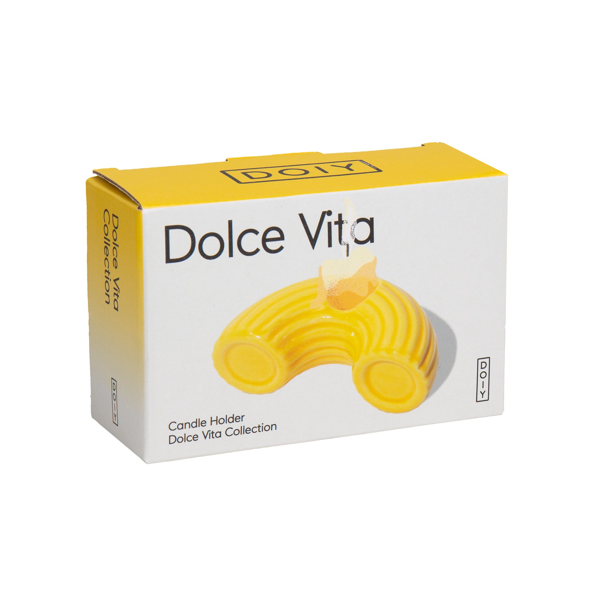 DOIY Dolce Vita Candle Holder Macaroni