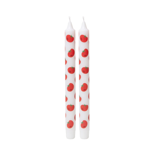 DOIY Dolce Vita Taper Candles (set of 2) Tomato