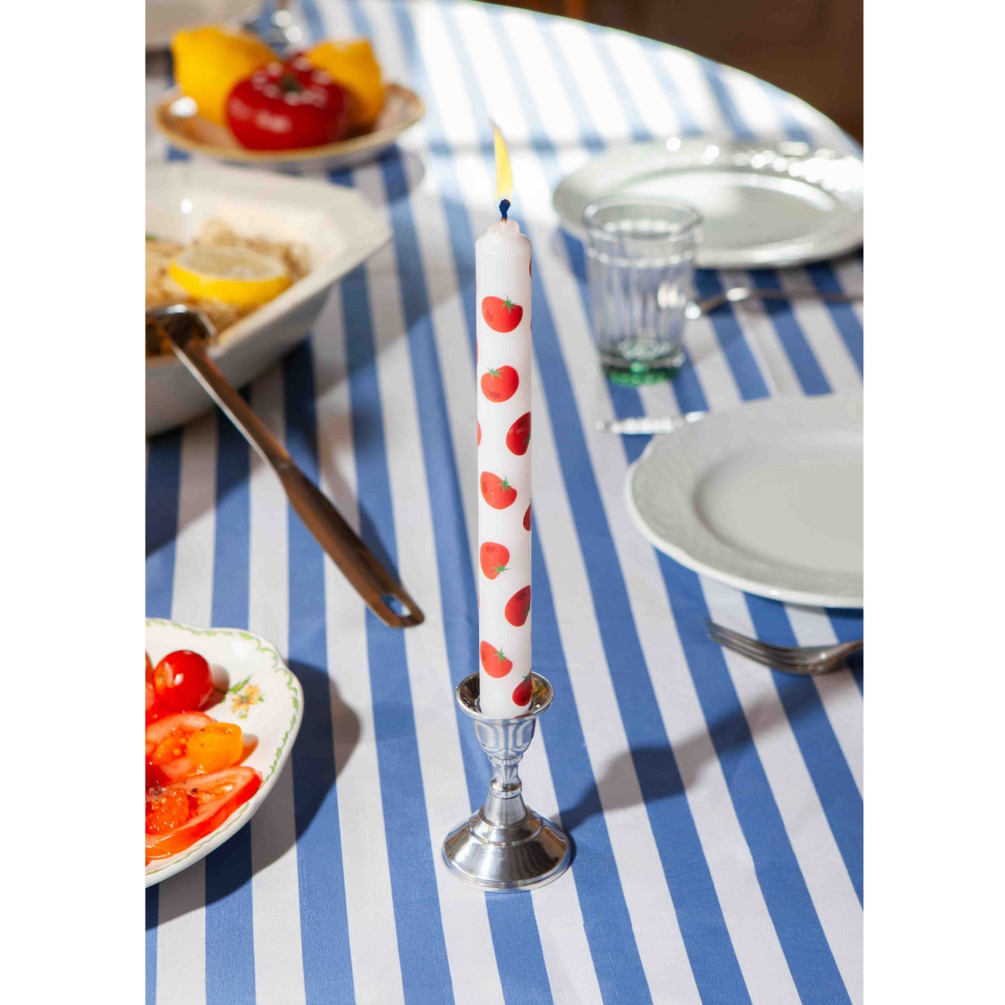 DOIY Dolce Vita Taper Candles (set of 2) Tomato