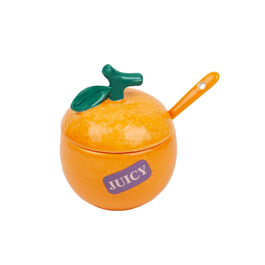 DOIY Farmers Market Sugar Bowl Orange