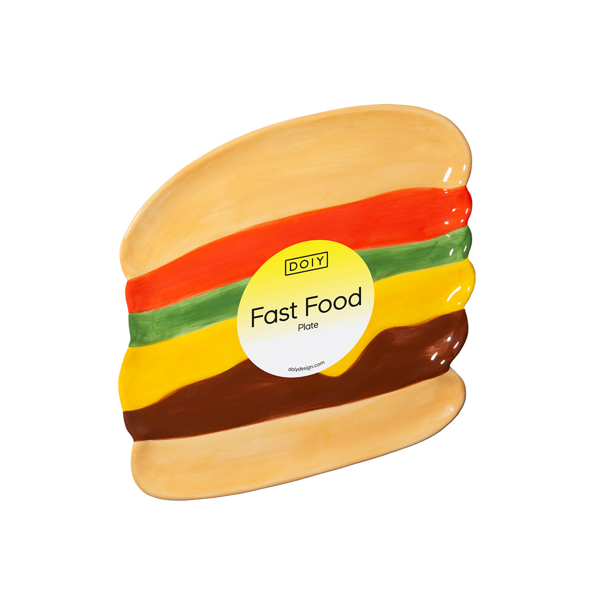 DOIY Fast Food Plate Burger