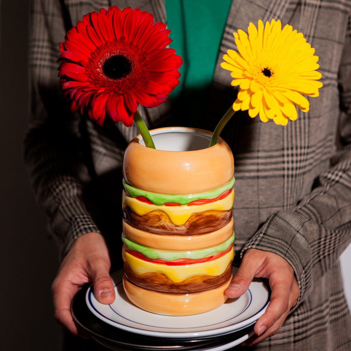 DOIY Fast Food Vase Burger