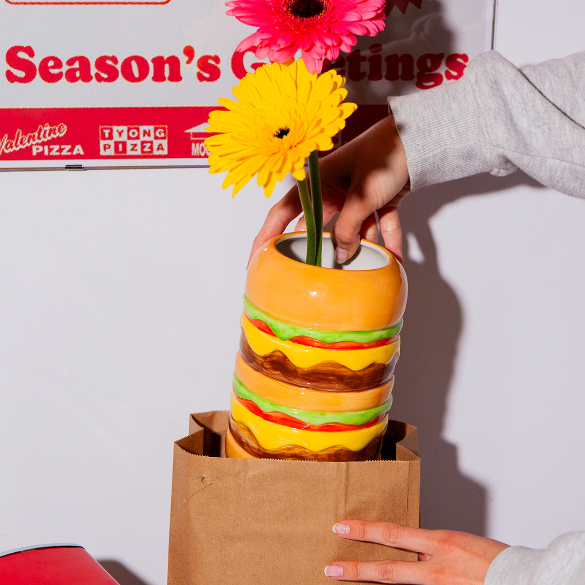 DOIY Fast Food Vase Burger