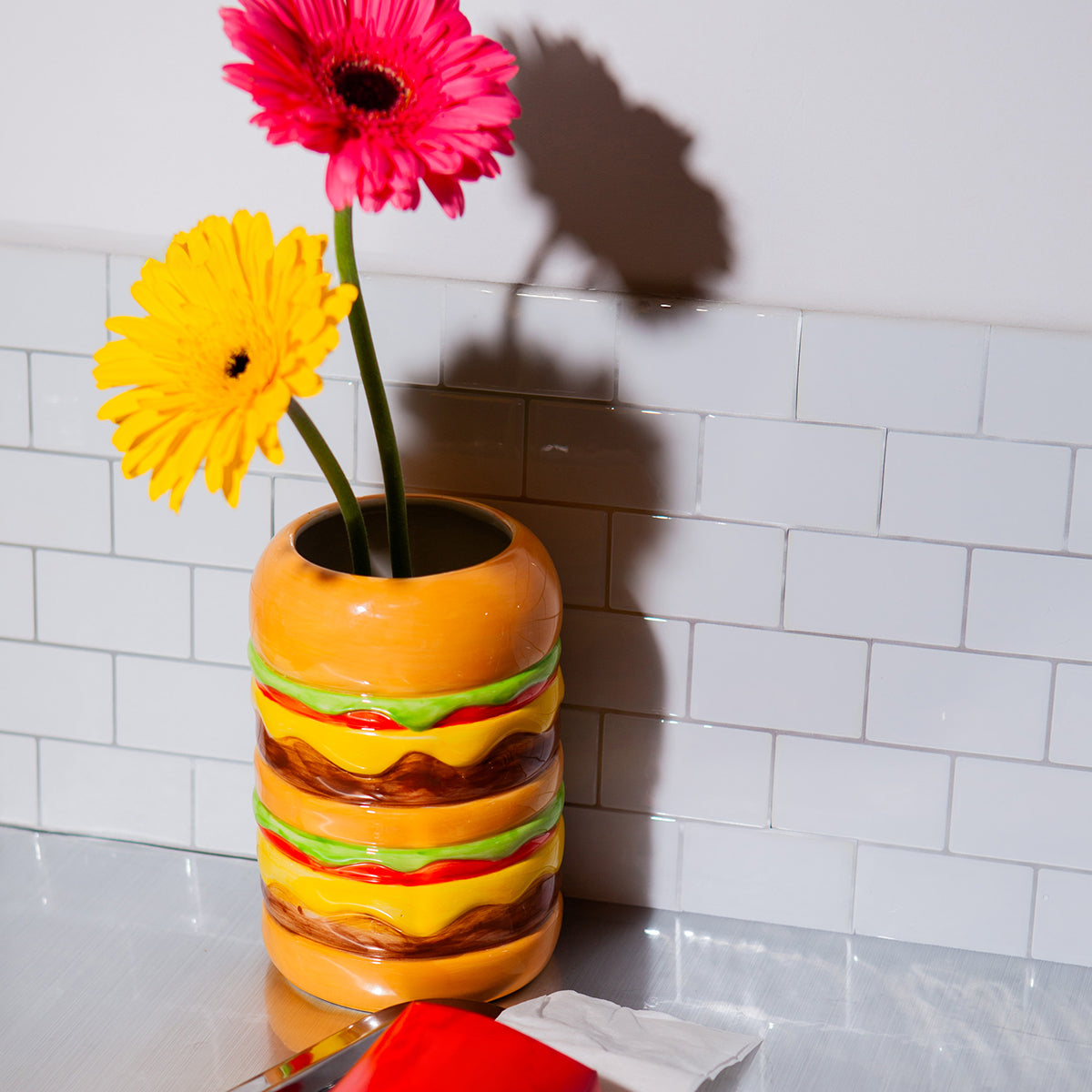 DOIY Fast Food Vase Burger